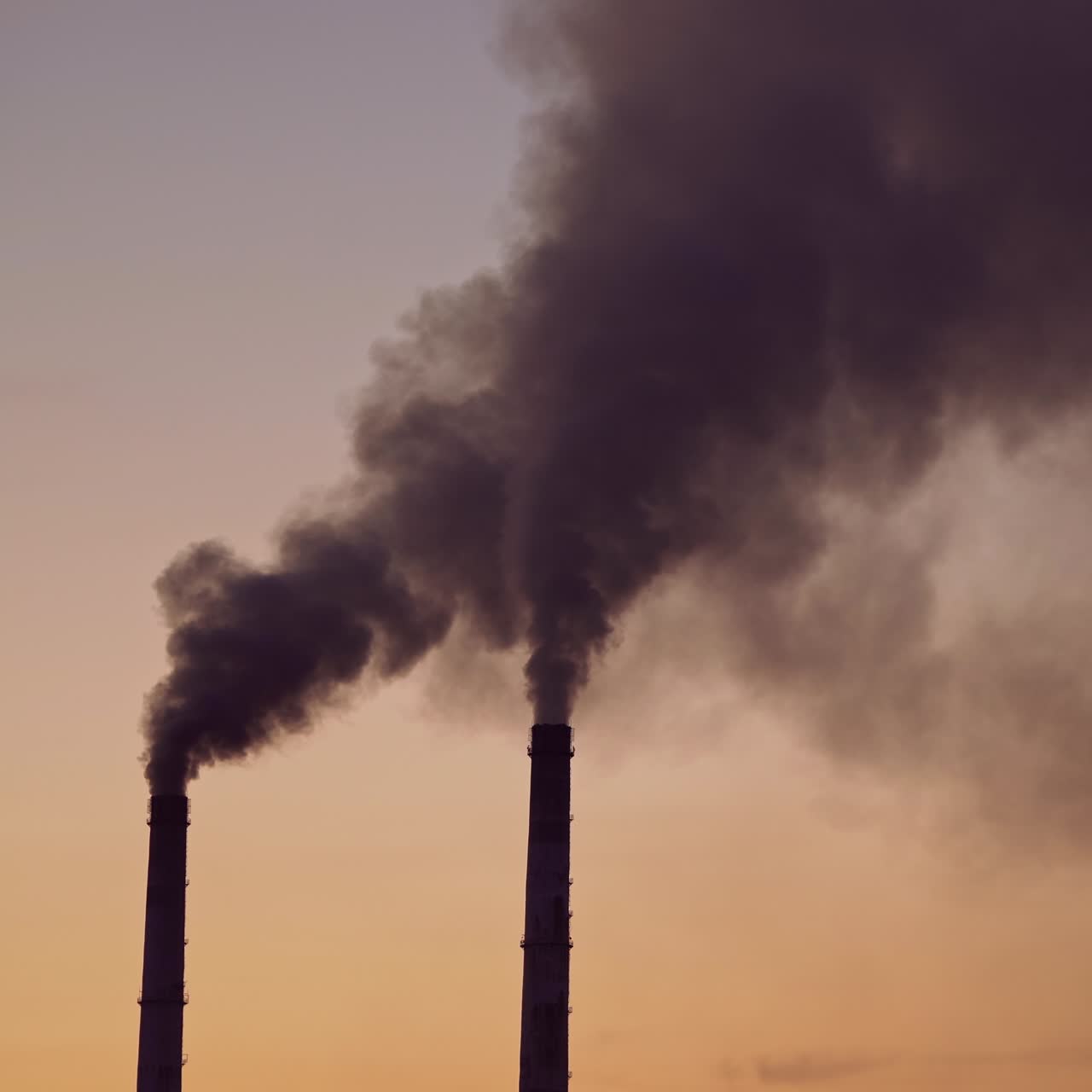 Industrial zone in the city