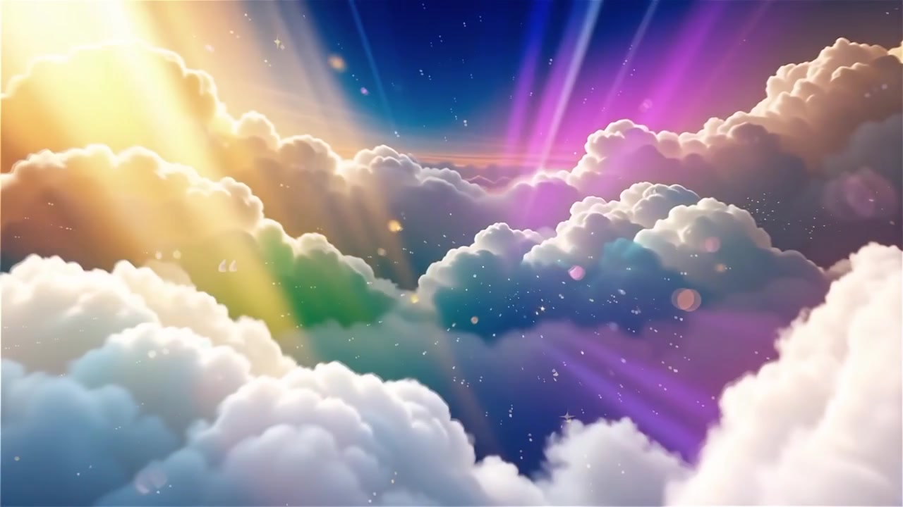 Sfondo di Adorazione Cristiana con Luce Celeste