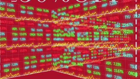 animation of statistics and financial data processing over grid