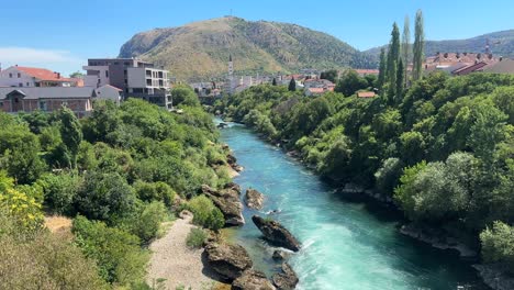 mostar old town city bridge bosnia and herzegovina balkan balkans country stari most