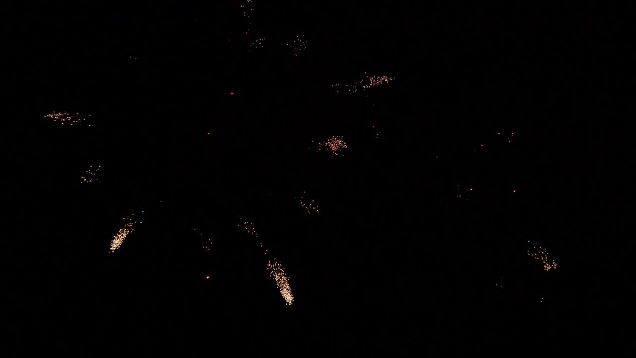 Party Fireworks Rockets at Night