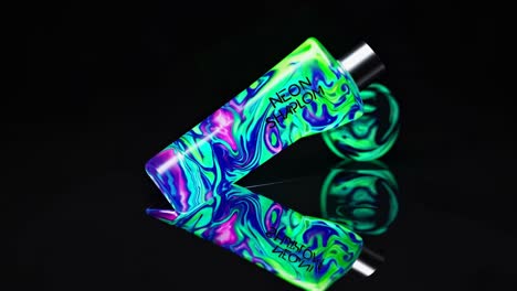 neon shaplom perfume bottle