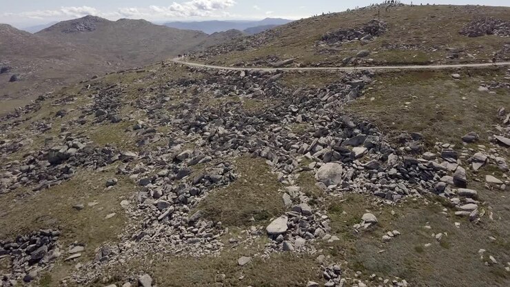La cima del Parco Nazionale Kosciuszko, Monte Kosciuszko
