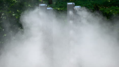 Close-up-of-Outdoor-Mist-Cooling-System