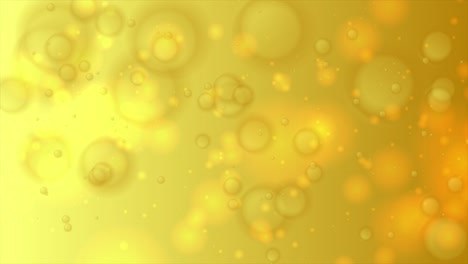 yellow golden bokeh lights particles abstract motion background