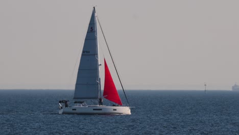 a yacht sailing on a calm sea