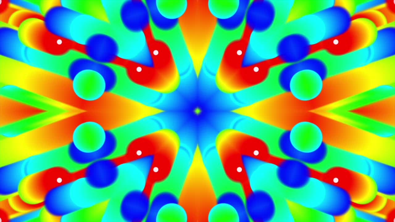 el fondo del bucle del caleidoscopio.