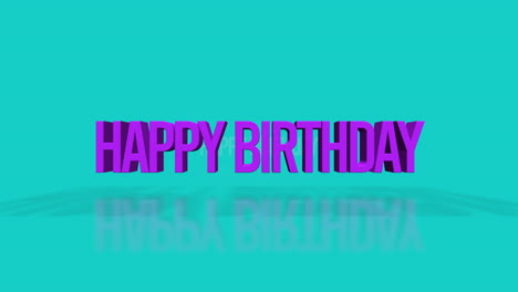 Rolling-Happy-Birthday-text-on-blue-gradient