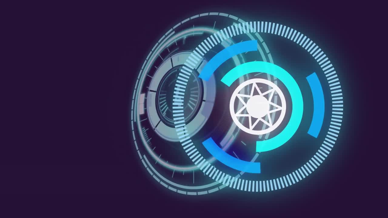 Animation of scan scoping over dark background