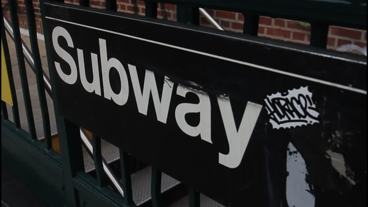 Subway Station Sign
