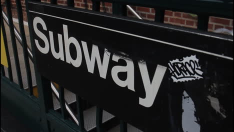 subway station sign