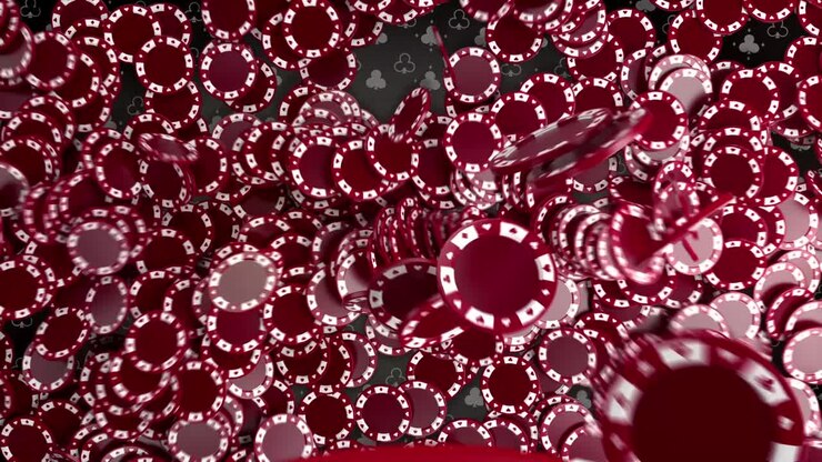 Poker Chips and Hold&#039;em Poker Visuals