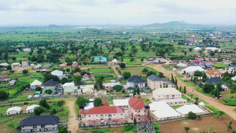 Kuje,-Nigeria-Ist-Ein-Vorort-Von-Abuja-Im-Bundeshauptstadtterritorium---Panorama