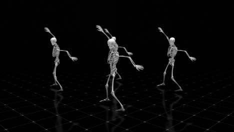 dancing skeletons