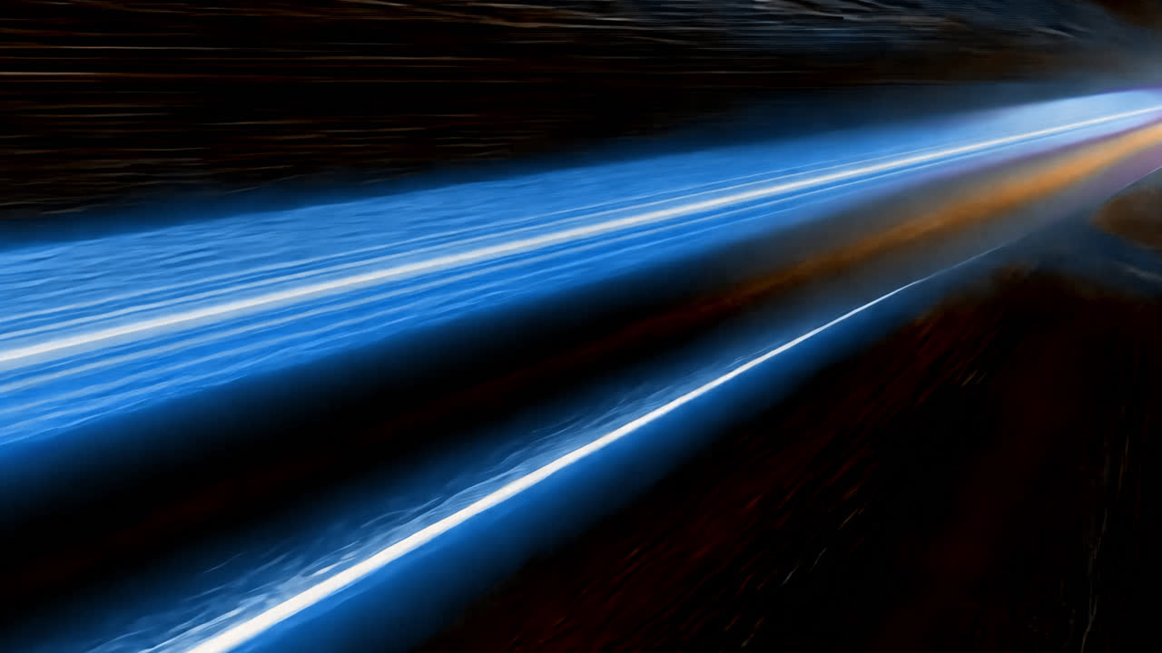 Dynamic light streaks motion animated overlay, transparent 4K video, alpha channel, ProRes 4444