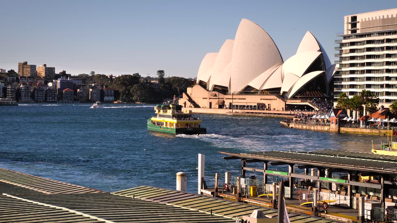 Sydney Opera House and Ferry on Sydney Harbour