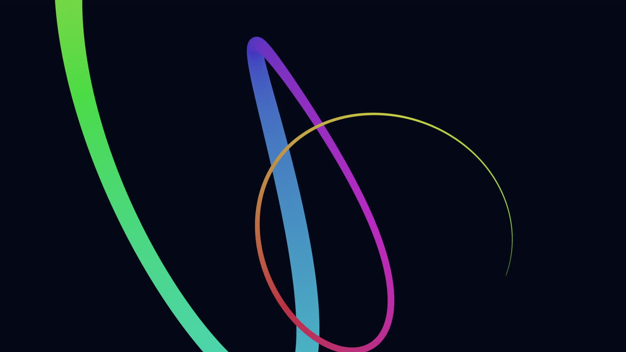 disegno astratto circolare vibrante e dinamico