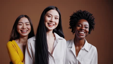 joyful diverse women sharing laughter and friendship