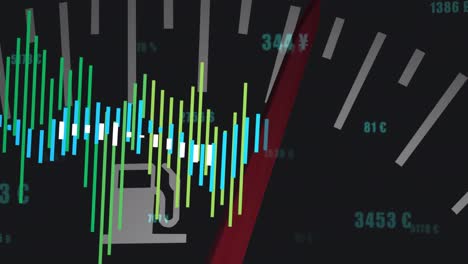 Animación-Del-Procesamiento-De-Datos-Sobre-El-Panel-Del-Automóvil