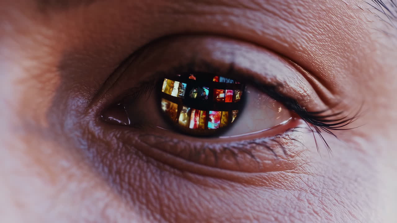 Eye with Digital Reflection