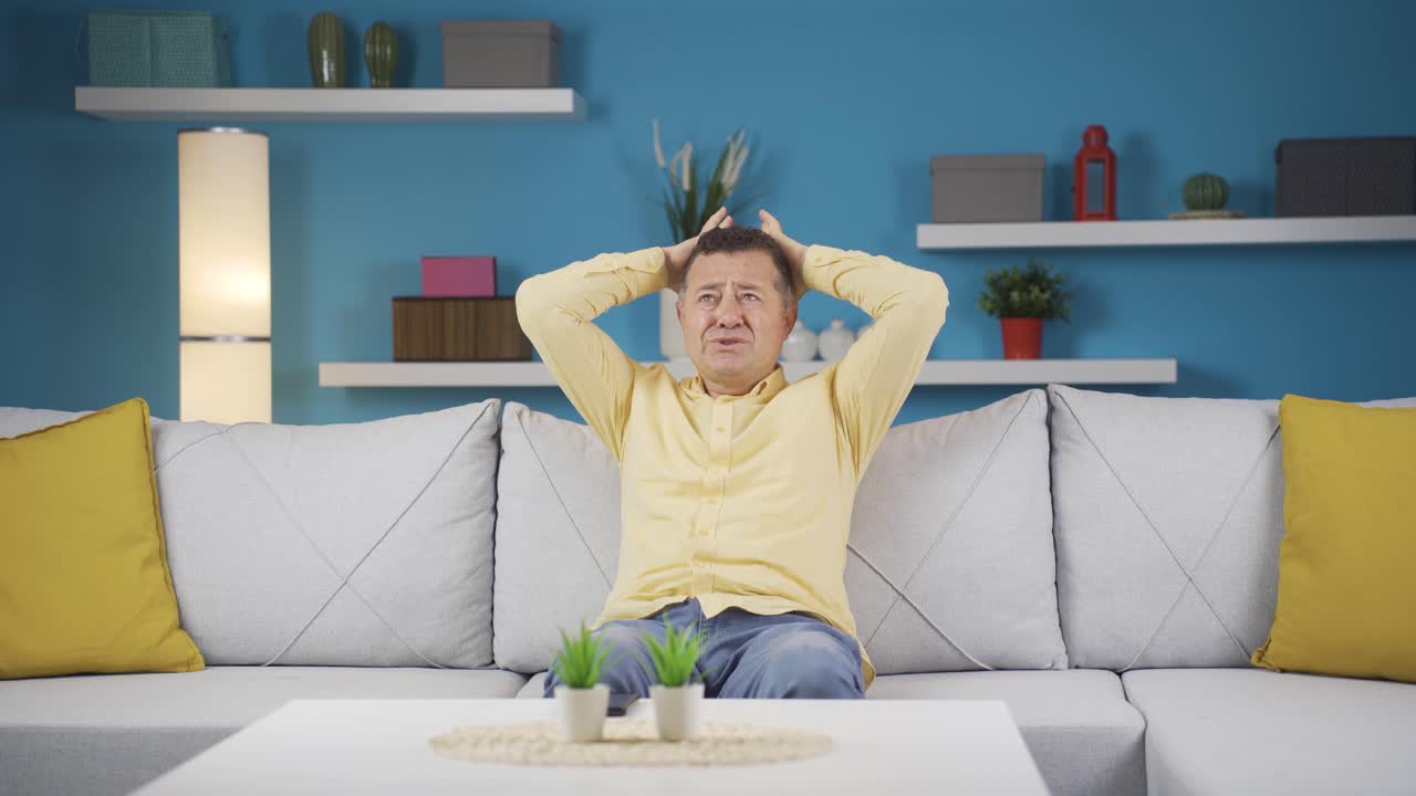 The man who doesn't feel well.