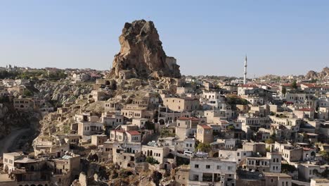 ortahisar in cappadocia region, anatolia, turkey, asia