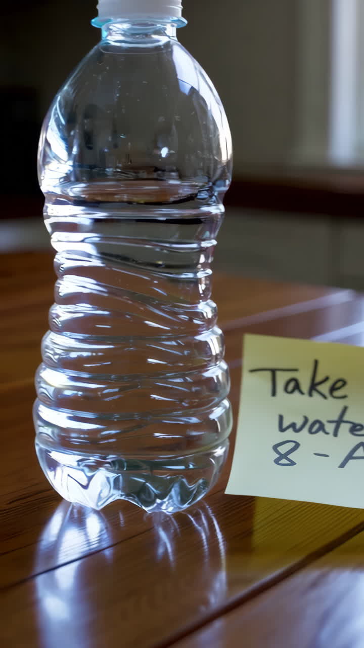 Reminder to Take Water at 8 AM