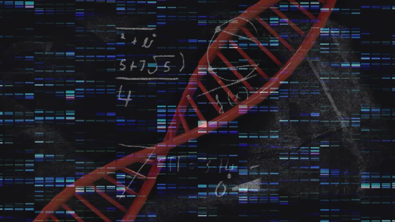 Animation of data processing over media icons