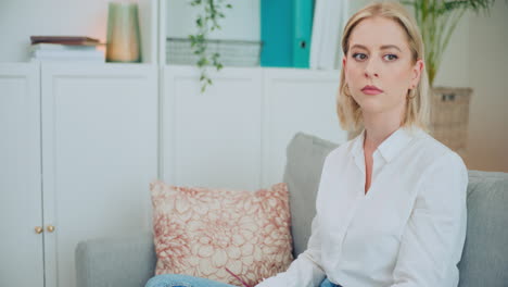 woman contemplates after using phone