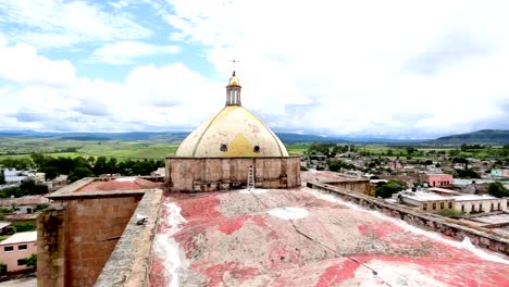 view from church in zacatecas