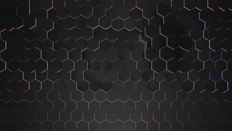 Movimiento-Fondo-De-Cuadrícula-Hexagonal-Negro-Oscuro-19