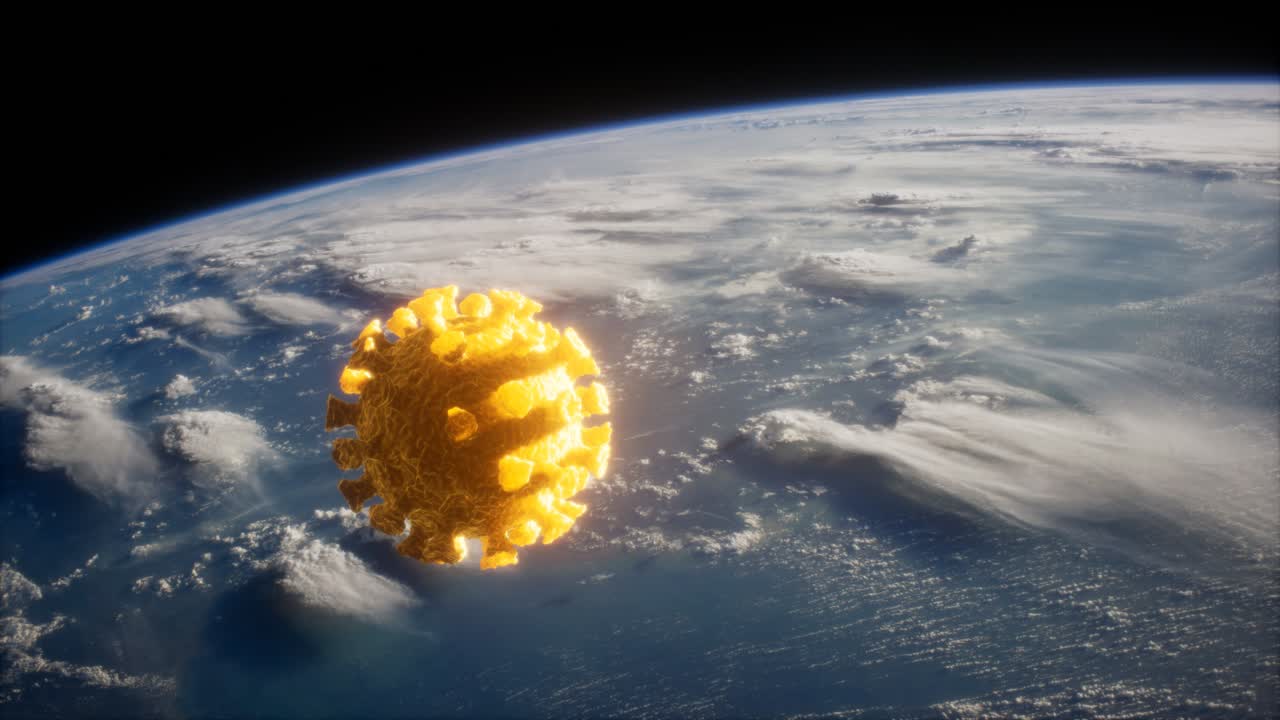 coronavirus covid-19 en la órbita de la tierra