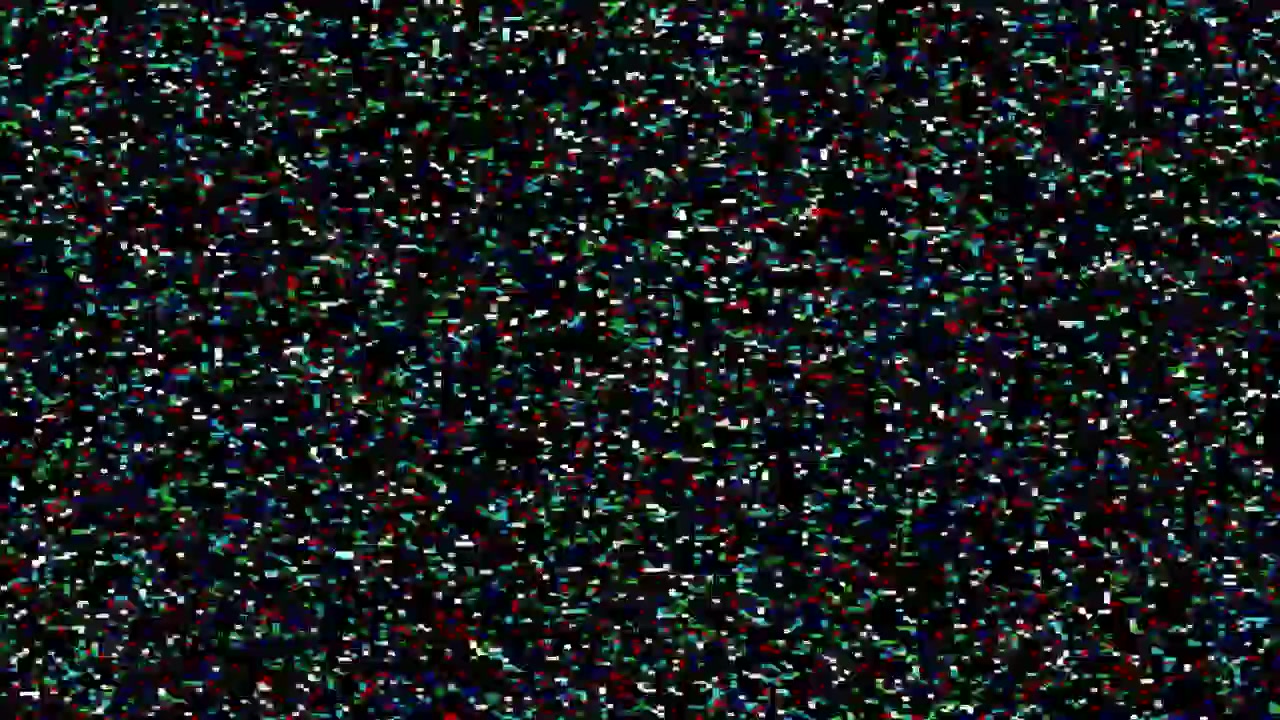 Analog Television Static Noise Background