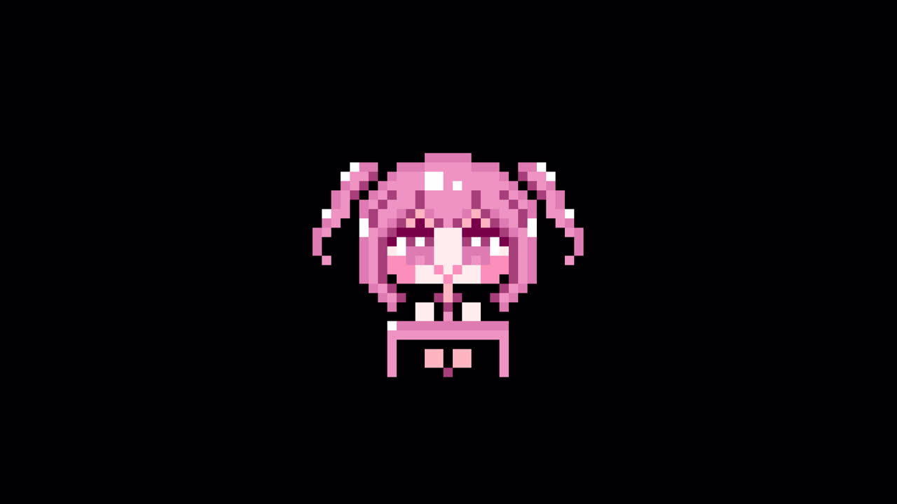 Pixel girl 03 sit at a desk Looping animation. 1080p (1).mov