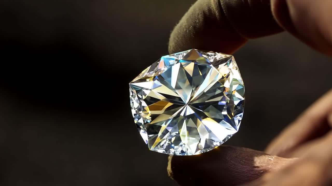 반이는 다이아몬드의 클로즈업