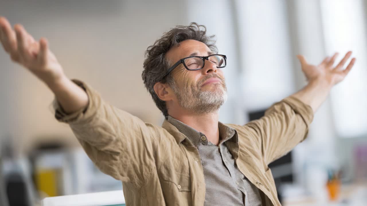 A Journey of Transformation: Capturing the Moment From Relaxation to Reflection in a Contemporary Workspace Setting