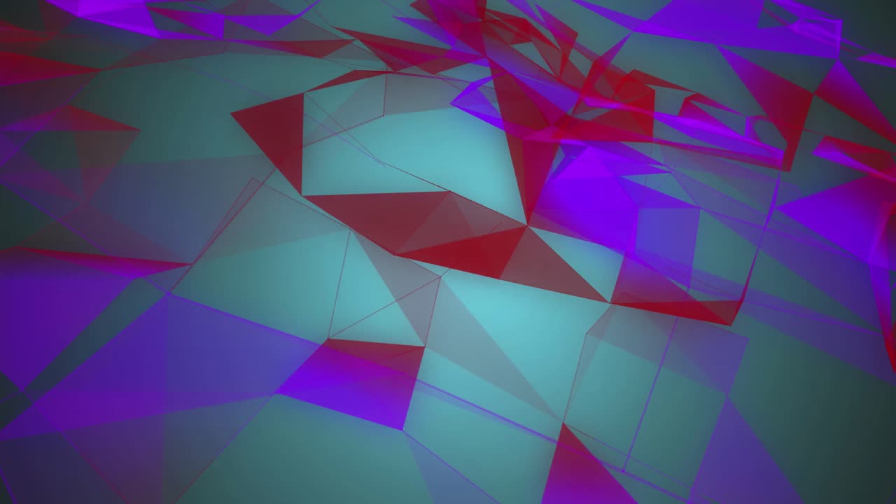 Animation of networks of connections on blue background