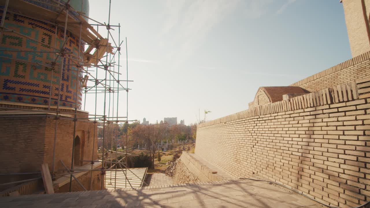 사마르칸드 시 shahi zinda mausoleums 이슬람 건축 51의 21