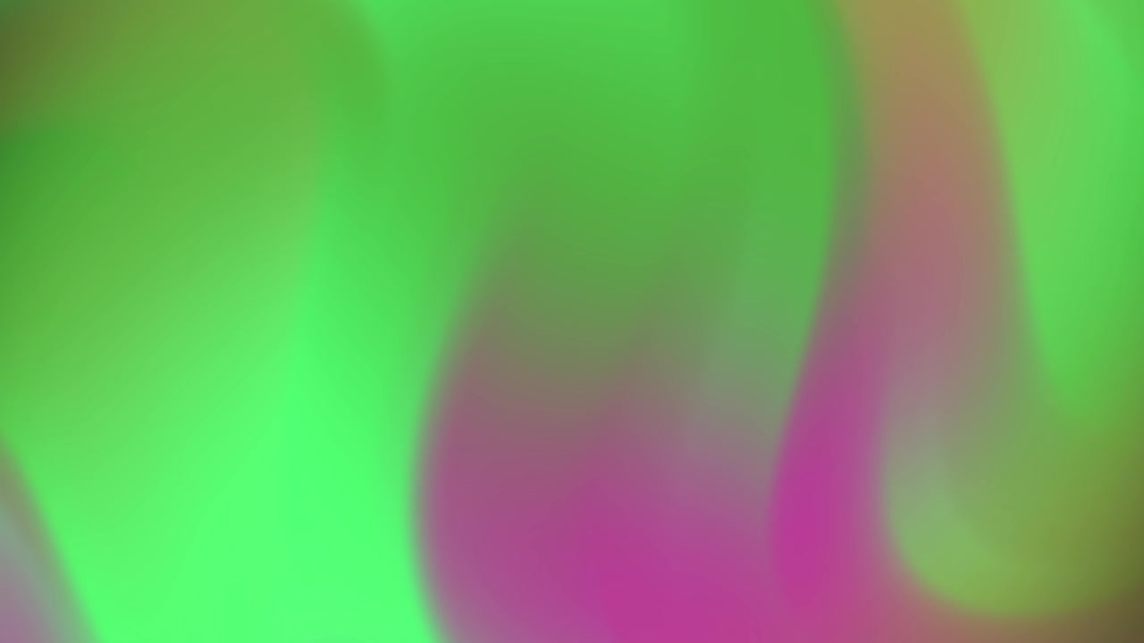 Dynamic Abstract Gradient with Swirling Green and Magenta Colors