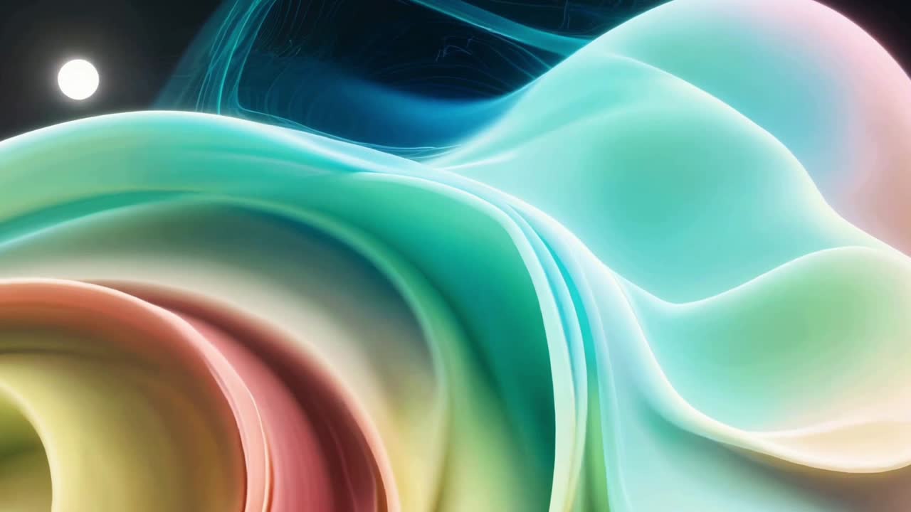 3D Abstract Seamless Animation Background