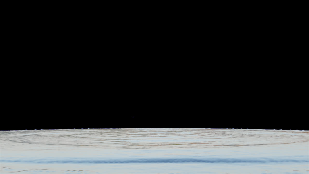 우주에서 지구의 대기