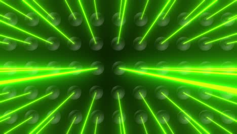 abstract geometric pattern with neon laser lines