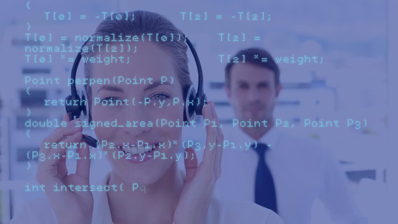 Data processing and busy office