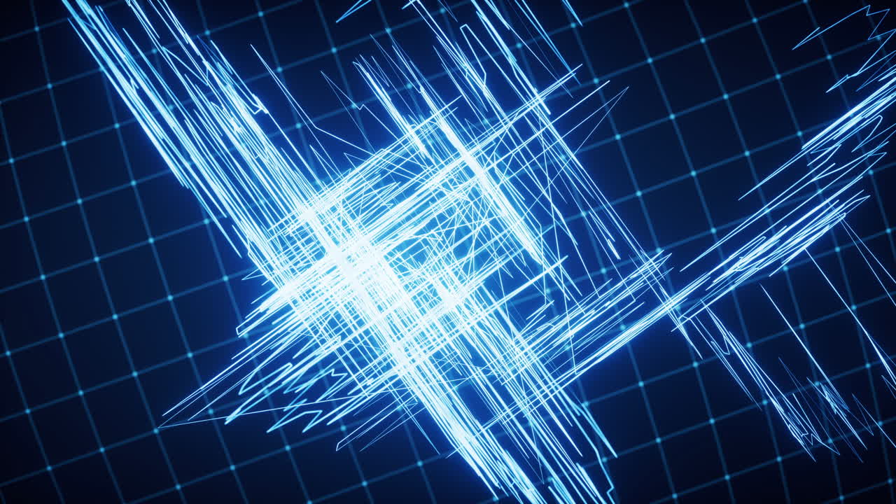 무작위 스케치 라인 배경, 3d 렌더링