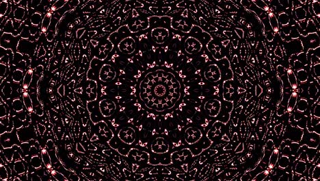 beautiful abstract kaleidoscope that shines, a radiant light that regulates the subtle movements