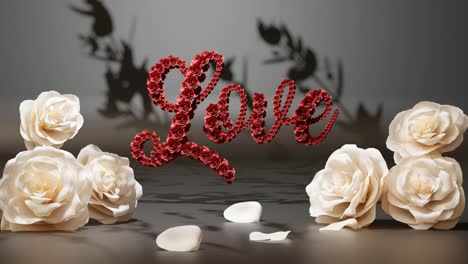 Romantic-Floral-Love-Display-black-background