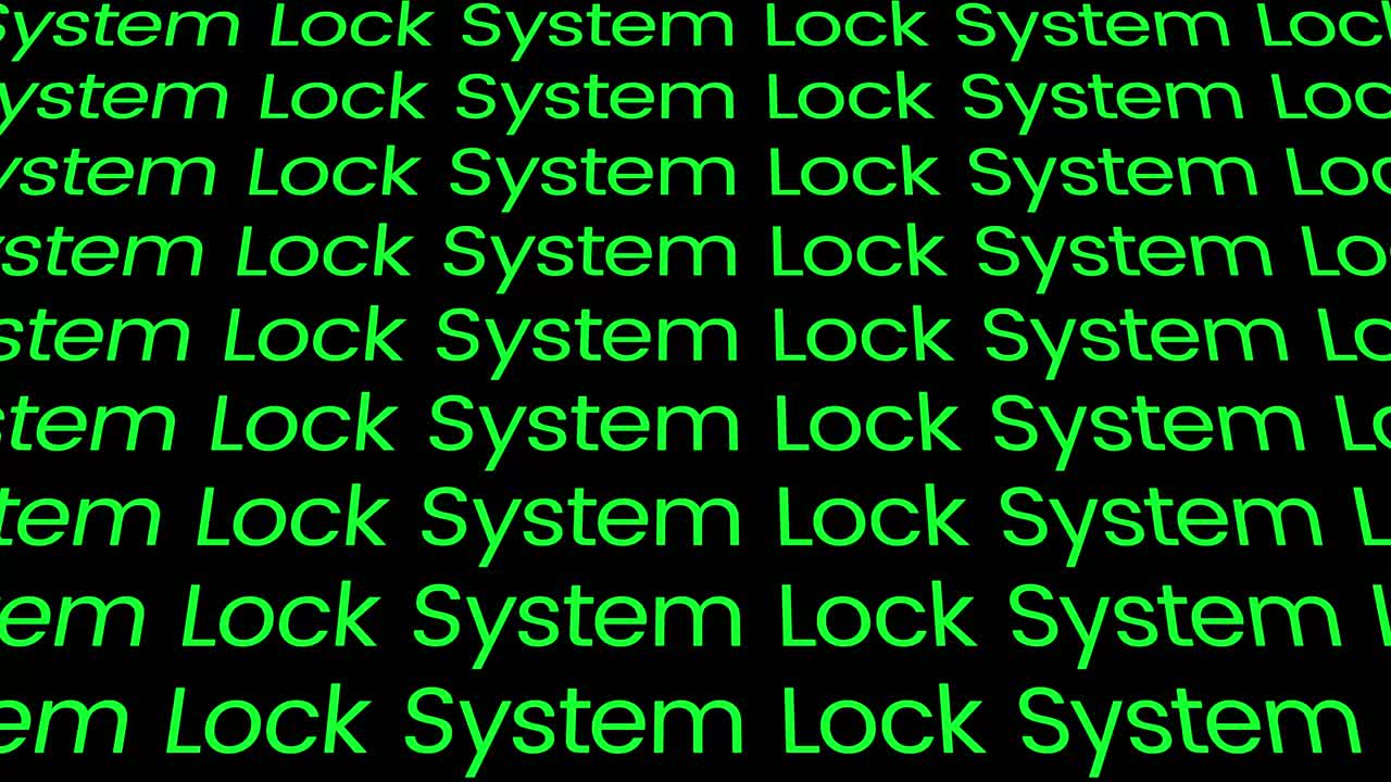 System Lock Security Reminder