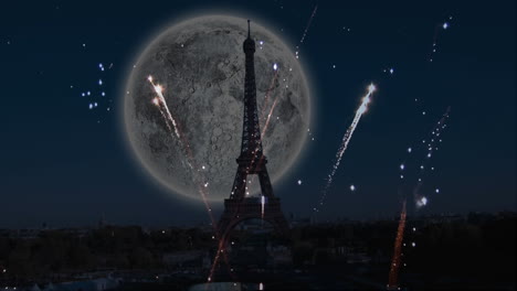 video animado de fuegos artificiales