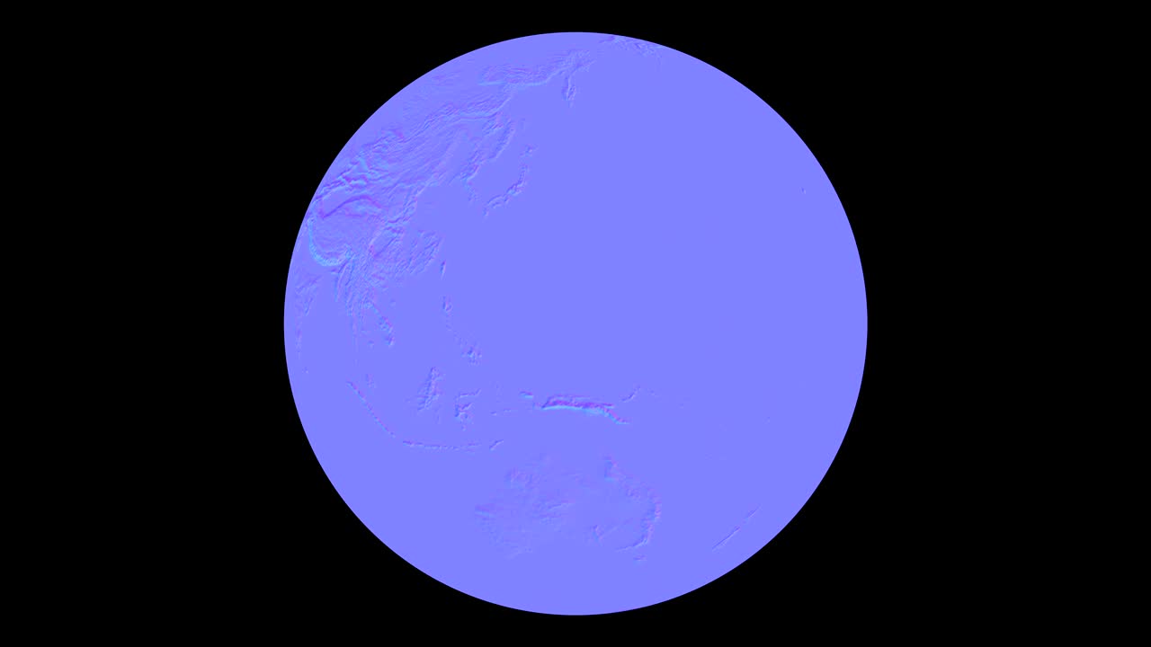 mundo giratorio del globo - superposición alfa