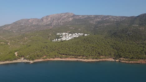 vista aérea del balneario